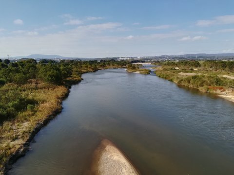 木津川の流れ