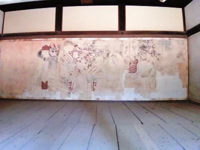 手向山八幡宮神楽所の壁画